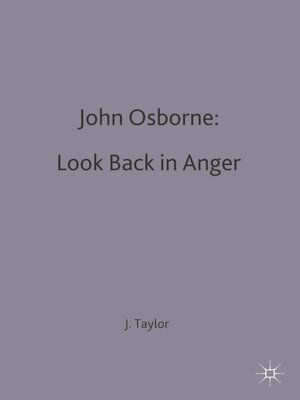 cover image of John Osborne: Look Back in Anger